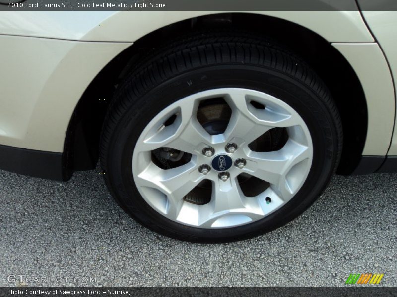Gold Leaf Metallic / Light Stone 2010 Ford Taurus SEL