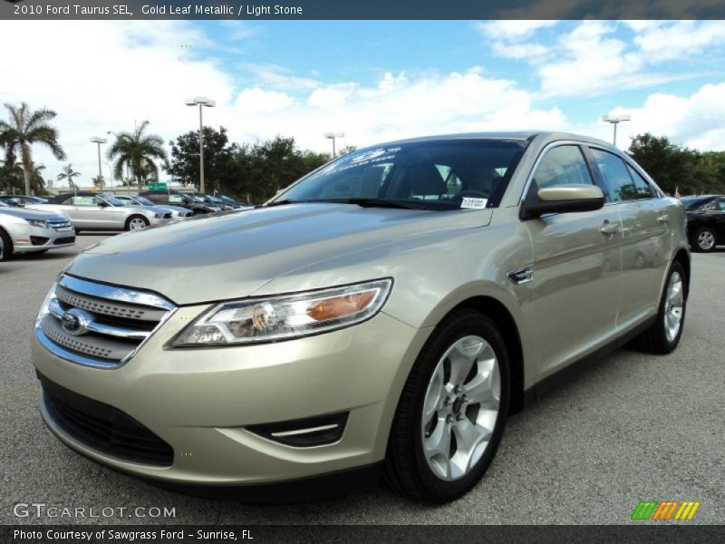 Gold Leaf Metallic / Light Stone 2010 Ford Taurus SEL