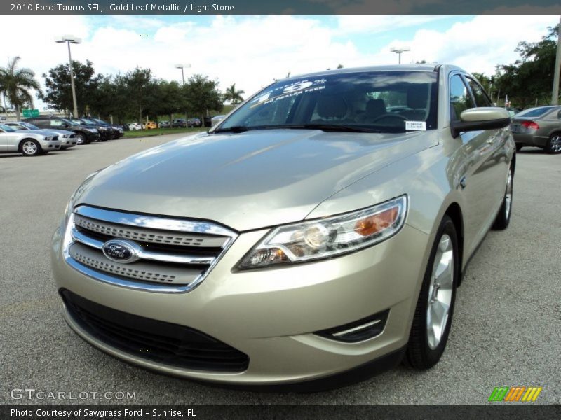 Gold Leaf Metallic / Light Stone 2010 Ford Taurus SEL