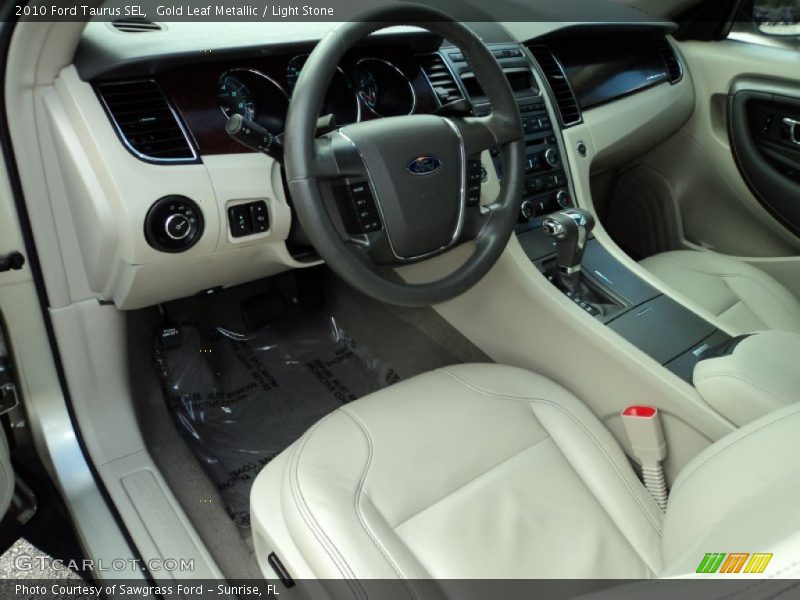 Gold Leaf Metallic / Light Stone 2010 Ford Taurus SEL