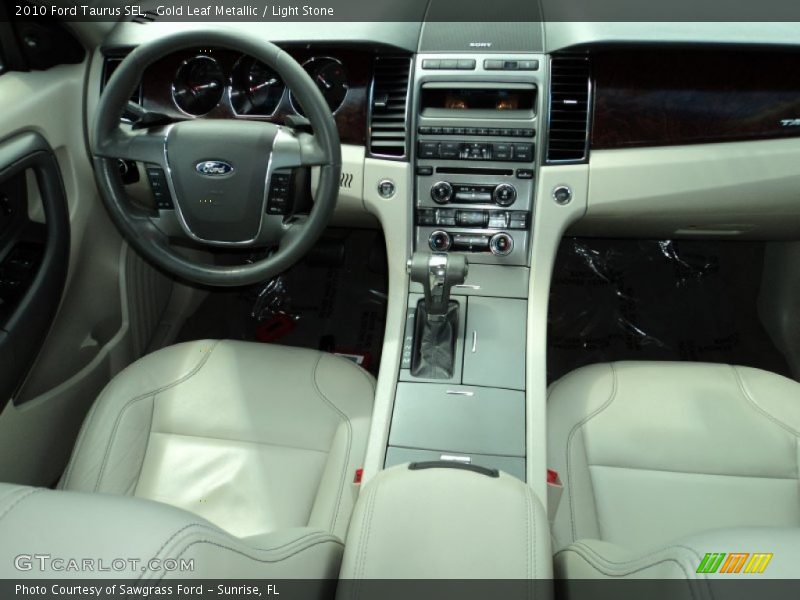 Gold Leaf Metallic / Light Stone 2010 Ford Taurus SEL