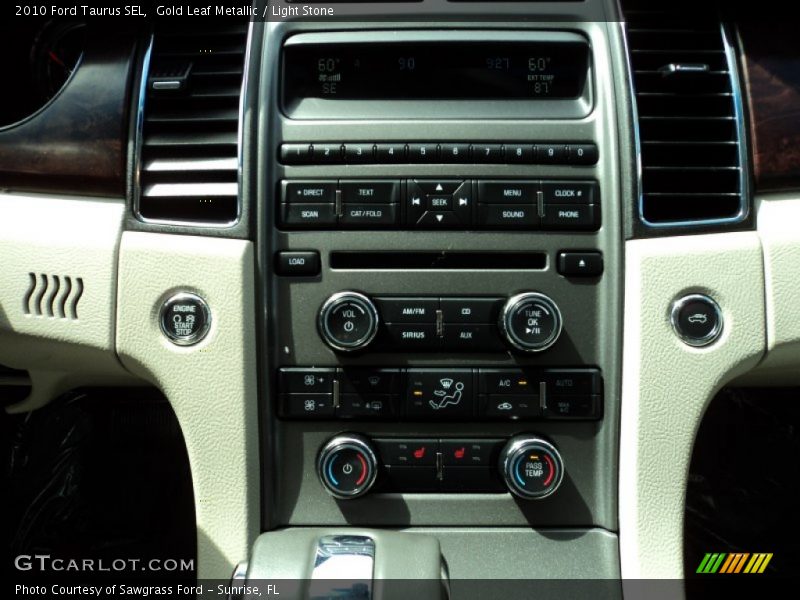 Gold Leaf Metallic / Light Stone 2010 Ford Taurus SEL