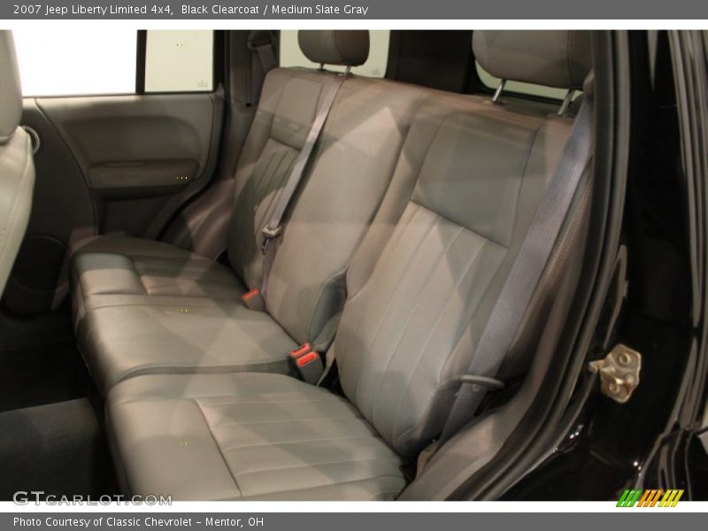Black Clearcoat / Medium Slate Gray 2007 Jeep Liberty Limited 4x4
