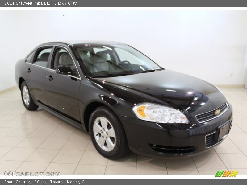 Black / Gray 2011 Chevrolet Impala LS