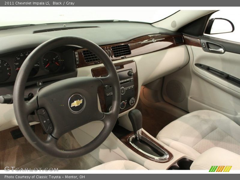 Black / Gray 2011 Chevrolet Impala LS
