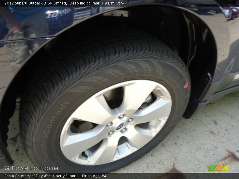 Deep Indigo Pearl / Warm Ivory 2012 Subaru Outback 3.6R Limited