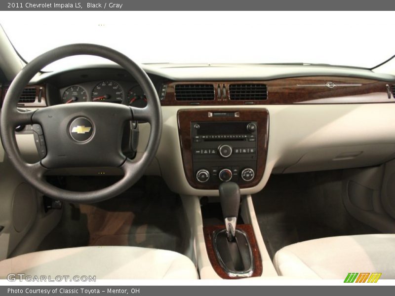Black / Gray 2011 Chevrolet Impala LS