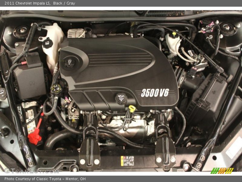 Black / Gray 2011 Chevrolet Impala LS