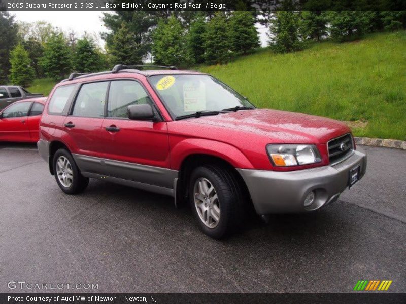Cayenne Red Pearl / Beige 2005 Subaru Forester 2.5 XS L.L.Bean Edition