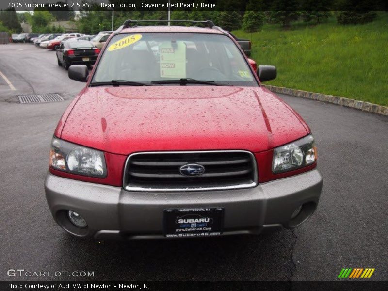 Cayenne Red Pearl / Beige 2005 Subaru Forester 2.5 XS L.L.Bean Edition