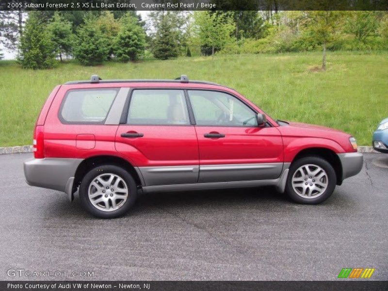 Cayenne Red Pearl / Beige 2005 Subaru Forester 2.5 XS L.L.Bean Edition