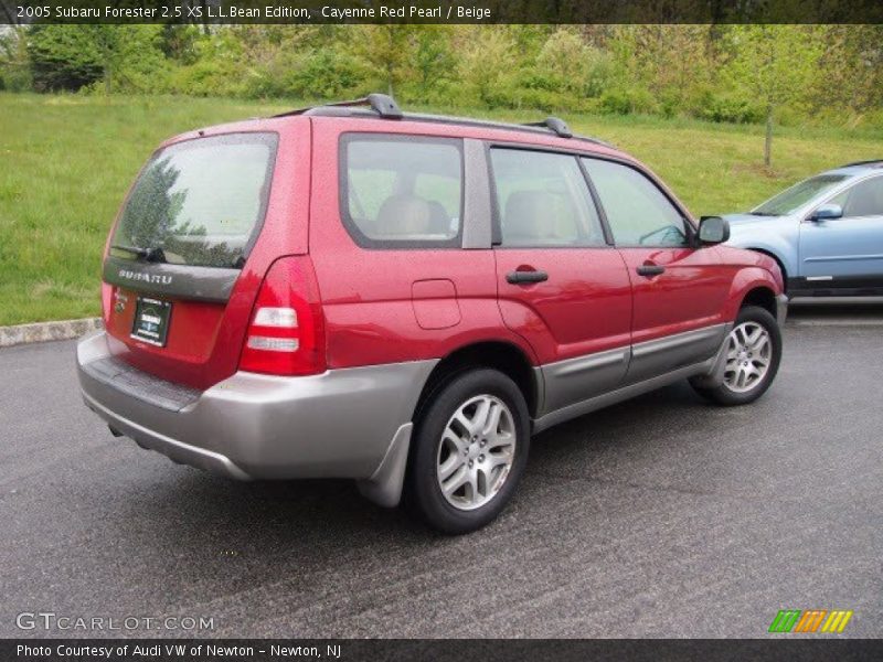 Cayenne Red Pearl / Beige 2005 Subaru Forester 2.5 XS L.L.Bean Edition