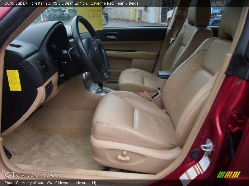 Cayenne Red Pearl / Beige 2005 Subaru Forester 2.5 XS L.L.Bean Edition