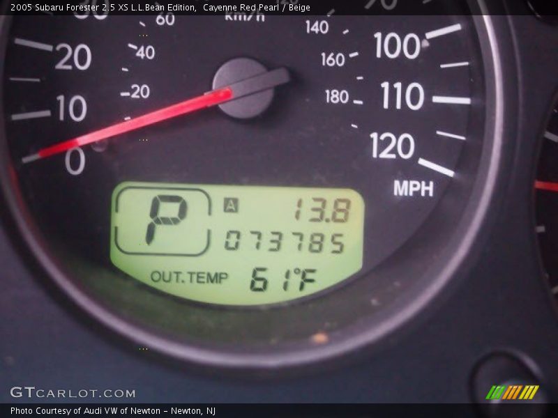 Cayenne Red Pearl / Beige 2005 Subaru Forester 2.5 XS L.L.Bean Edition