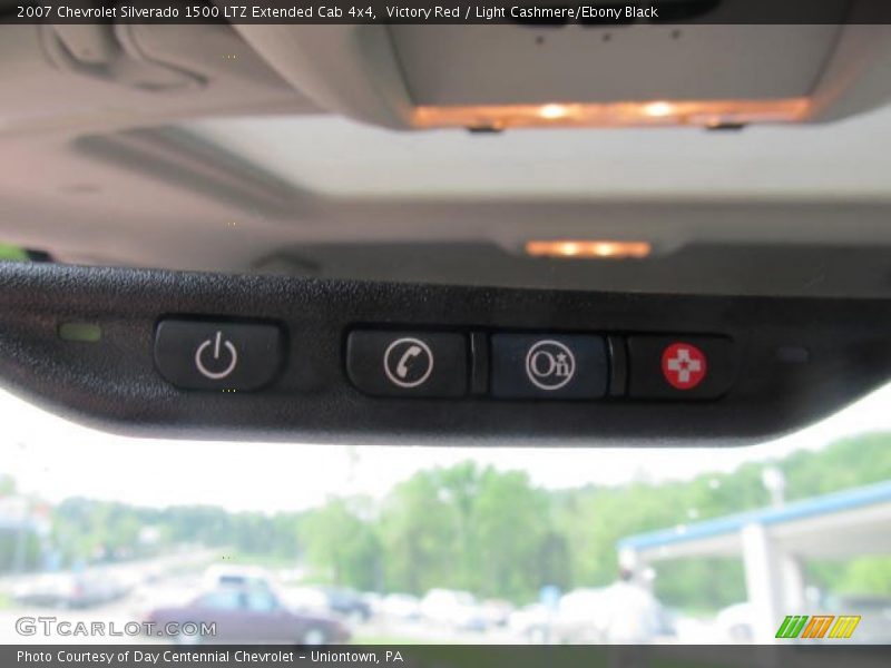 Victory Red / Light Cashmere/Ebony Black 2007 Chevrolet Silverado 1500 LTZ Extended Cab 4x4
