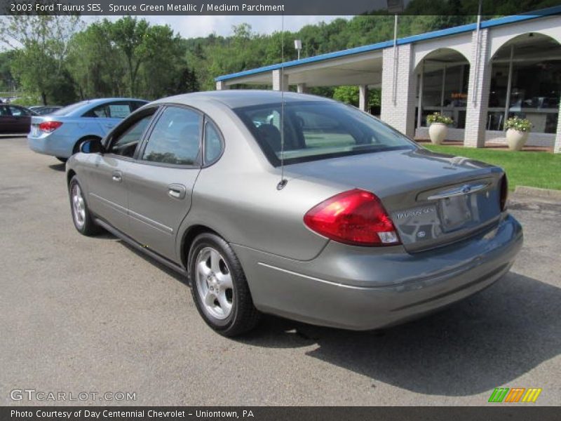 Spruce Green Metallic / Medium Parchment 2003 Ford Taurus SES