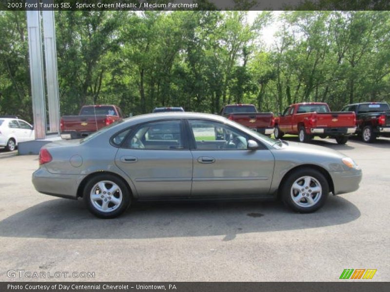 Spruce Green Metallic / Medium Parchment 2003 Ford Taurus SES