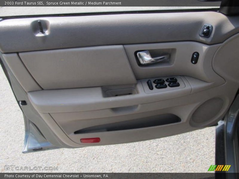 Spruce Green Metallic / Medium Parchment 2003 Ford Taurus SES