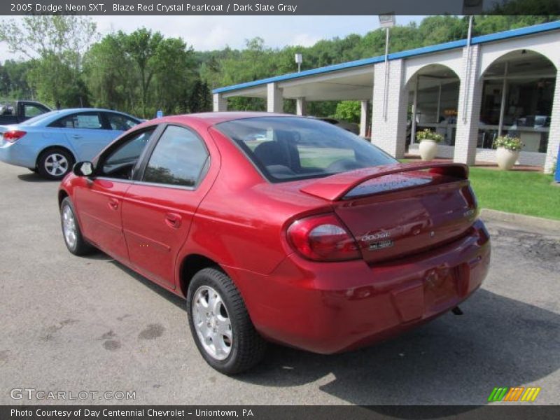 Blaze Red Crystal Pearlcoat / Dark Slate Gray 2005 Dodge Neon SXT