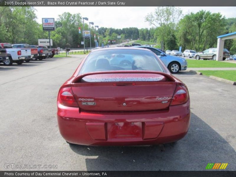 Blaze Red Crystal Pearlcoat / Dark Slate Gray 2005 Dodge Neon SXT