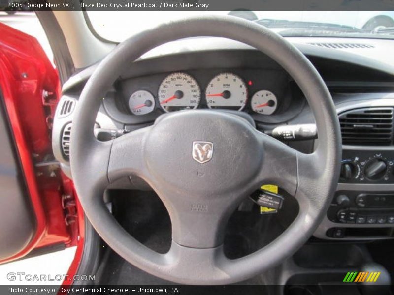 Blaze Red Crystal Pearlcoat / Dark Slate Gray 2005 Dodge Neon SXT
