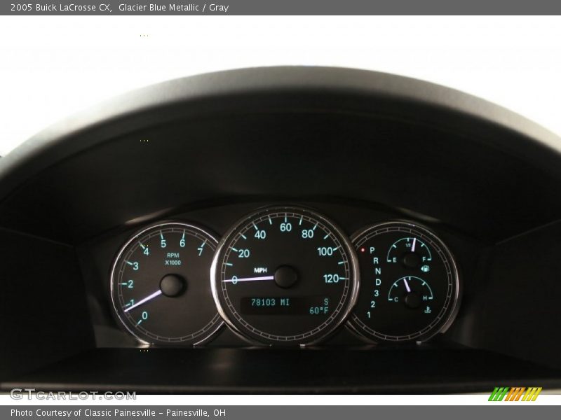 Glacier Blue Metallic / Gray 2005 Buick LaCrosse CX