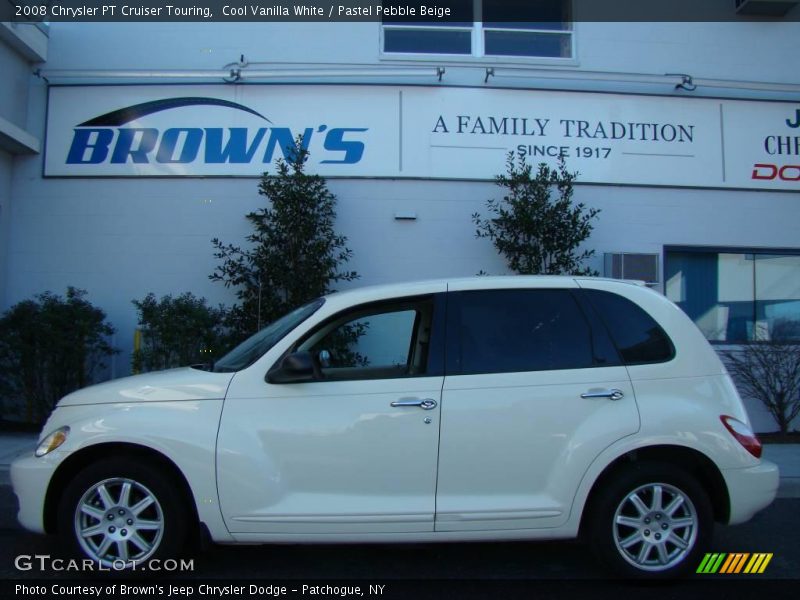 Cool Vanilla White / Pastel Pebble Beige 2008 Chrysler PT Cruiser Touring