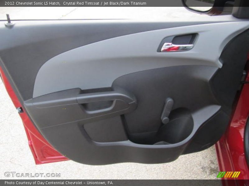 Crystal Red Tintcoat / Jet Black/Dark Titanium 2012 Chevrolet Sonic LS Hatch