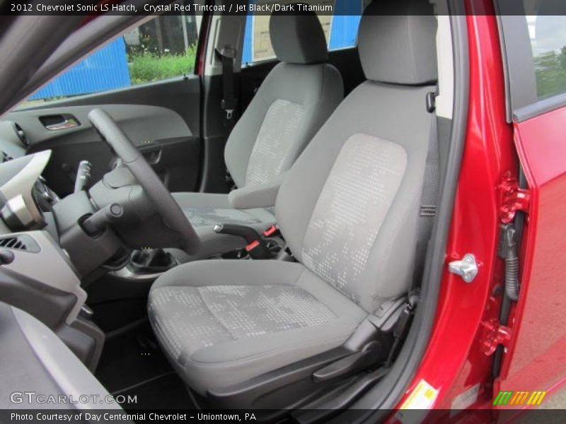 Crystal Red Tintcoat / Jet Black/Dark Titanium 2012 Chevrolet Sonic LS Hatch