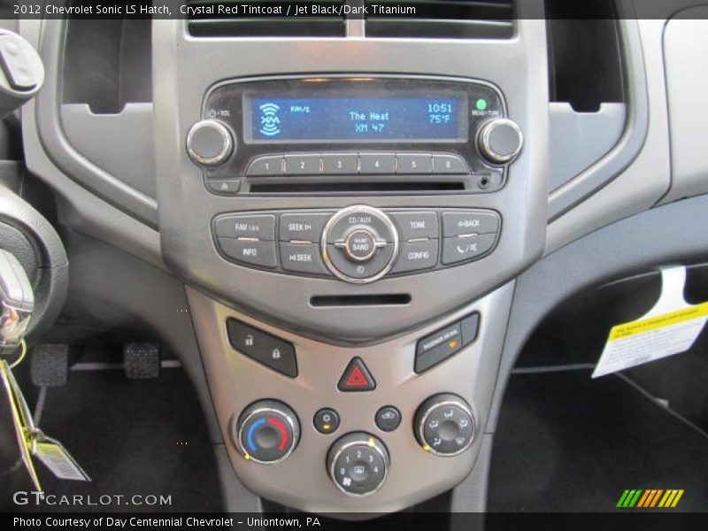 Crystal Red Tintcoat / Jet Black/Dark Titanium 2012 Chevrolet Sonic LS Hatch