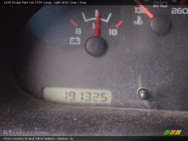 Light Arctic Gray / Gray 1998 Dodge Ram Van 2500 Cargo