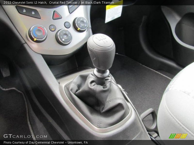 Crystal Red Tintcoat / Jet Black/Dark Titanium 2012 Chevrolet Sonic LS Hatch