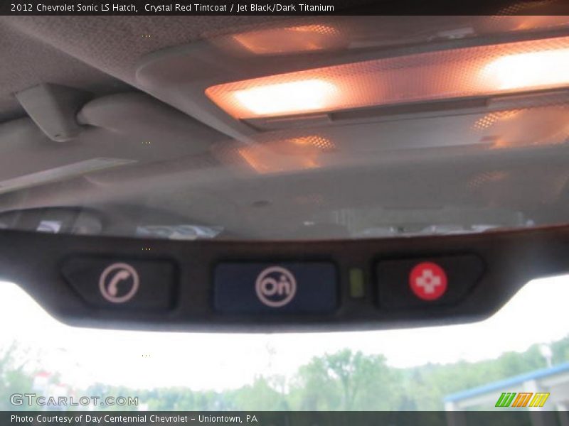 Crystal Red Tintcoat / Jet Black/Dark Titanium 2012 Chevrolet Sonic LS Hatch