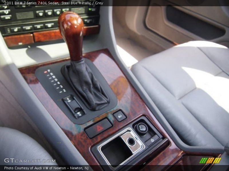 Steel Blue Metallic / Grey 2001 BMW 7 Series 740iL Sedan