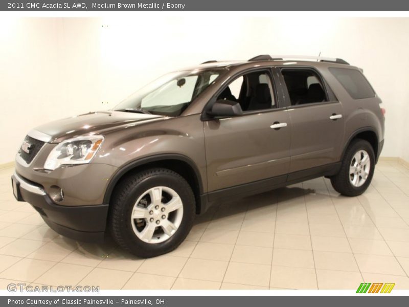 Medium Brown Metallic / Ebony 2011 GMC Acadia SL AWD