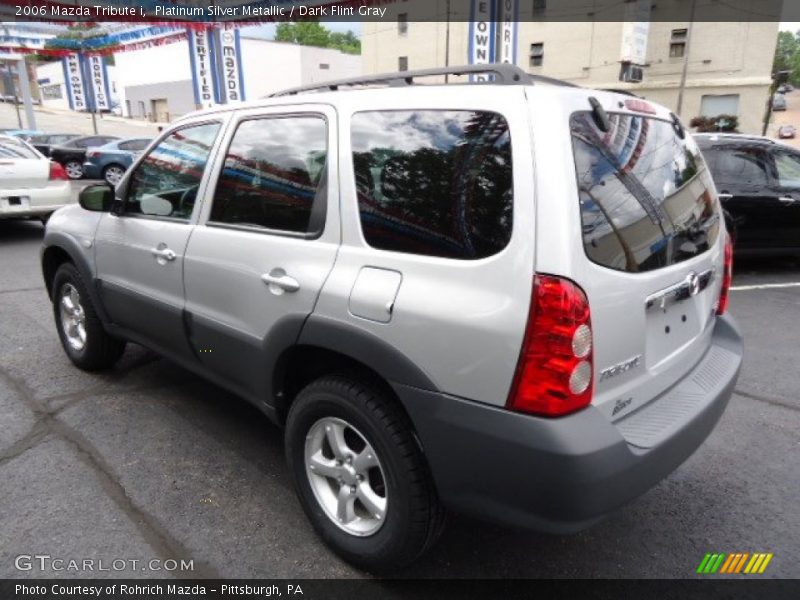 Platinum Silver Metallic / Dark Flint Gray 2006 Mazda Tribute i