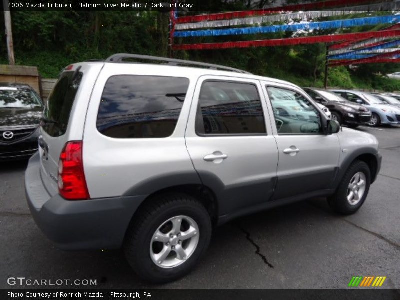 Platinum Silver Metallic / Dark Flint Gray 2006 Mazda Tribute i