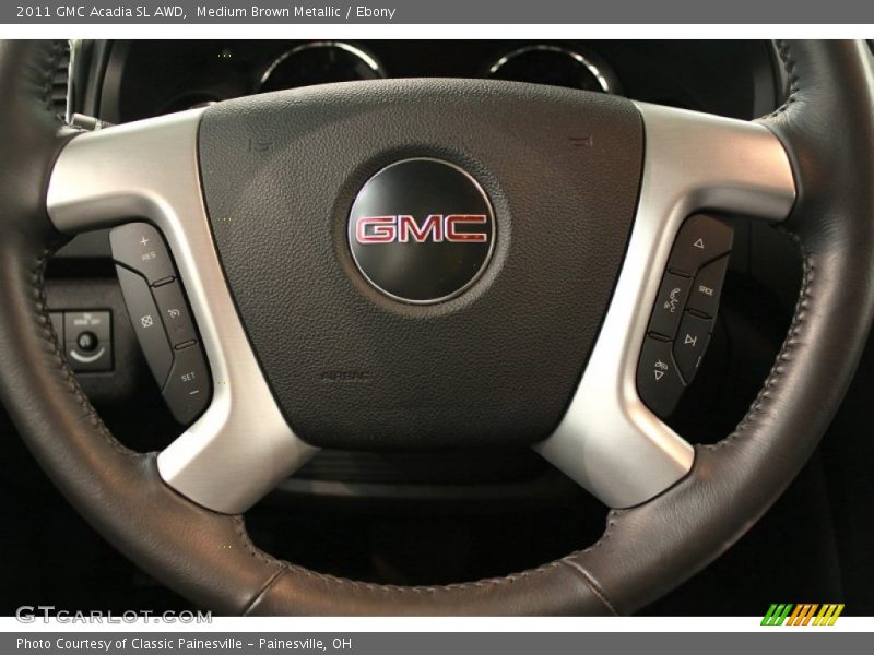 Medium Brown Metallic / Ebony 2011 GMC Acadia SL AWD
