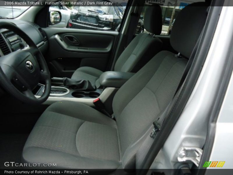 Platinum Silver Metallic / Dark Flint Gray 2006 Mazda Tribute i