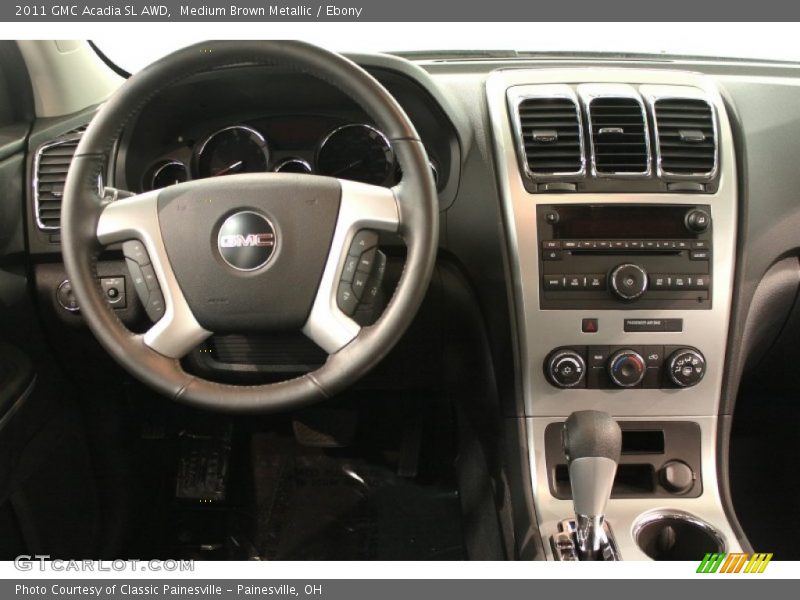 Medium Brown Metallic / Ebony 2011 GMC Acadia SL AWD