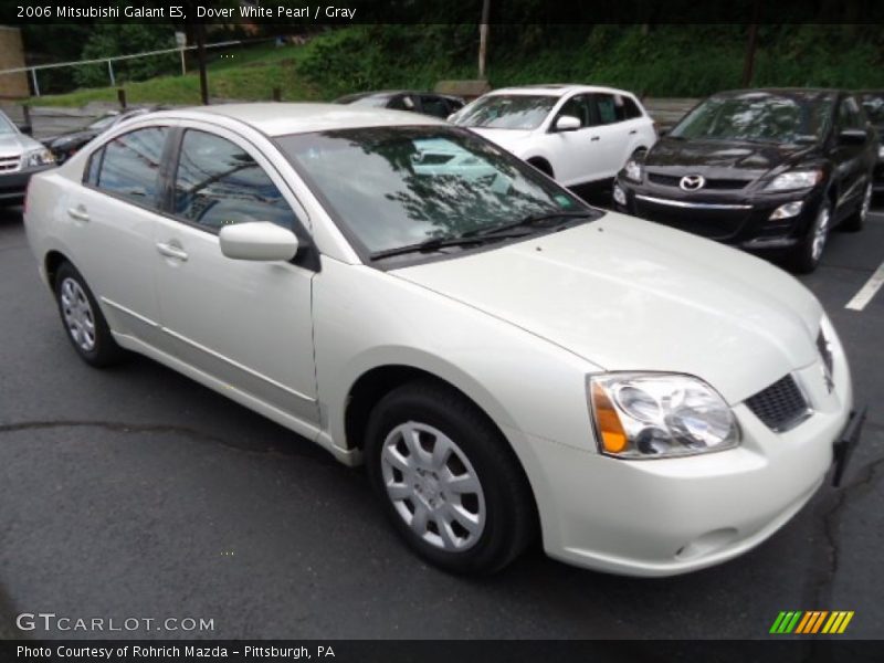 Dover White Pearl / Gray 2006 Mitsubishi Galant ES