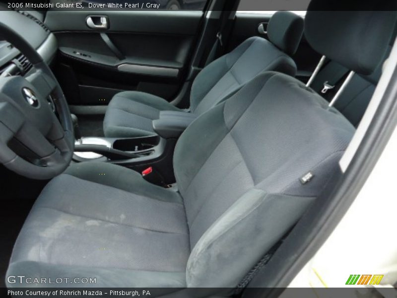 Dover White Pearl / Gray 2006 Mitsubishi Galant ES