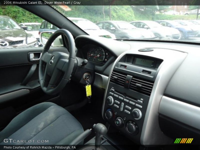 Dover White Pearl / Gray 2006 Mitsubishi Galant ES