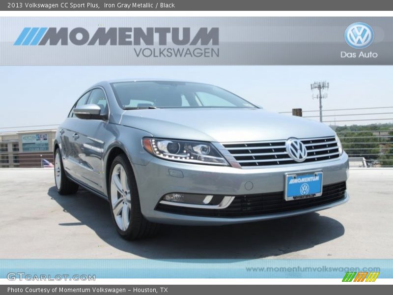 Iron Gray Metallic / Black 2013 Volkswagen CC Sport Plus