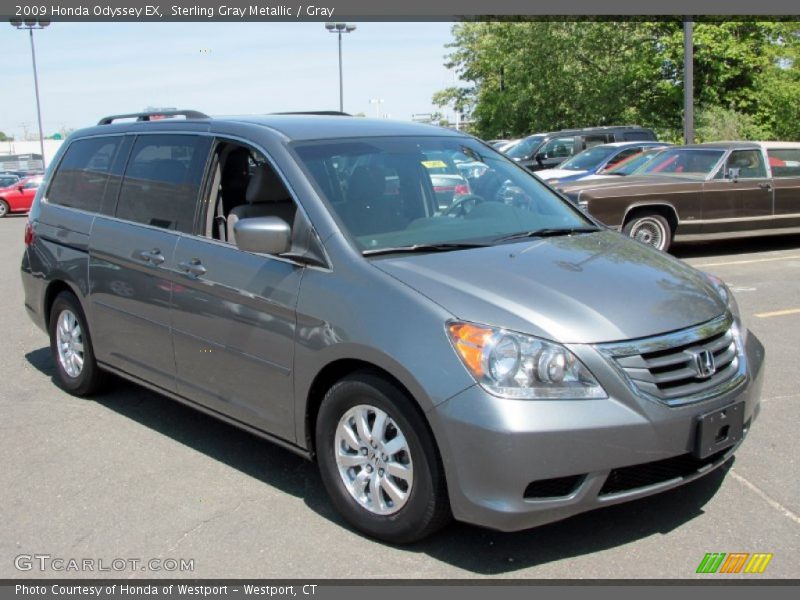 Sterling Gray Metallic / Gray 2009 Honda Odyssey EX