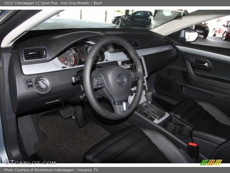 Iron Gray Metallic / Black 2013 Volkswagen CC Sport Plus