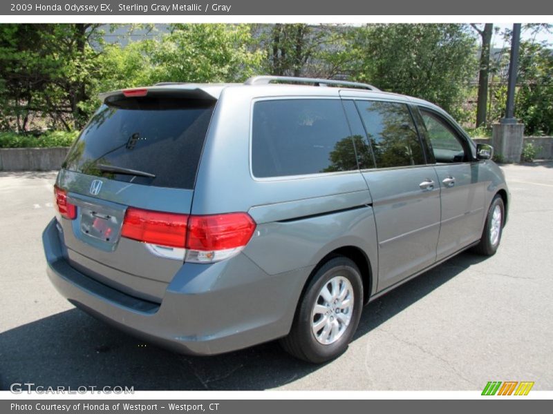 Sterling Gray Metallic / Gray 2009 Honda Odyssey EX