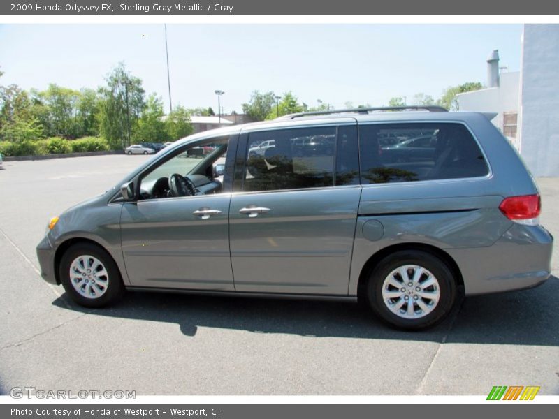 Sterling Gray Metallic / Gray 2009 Honda Odyssey EX