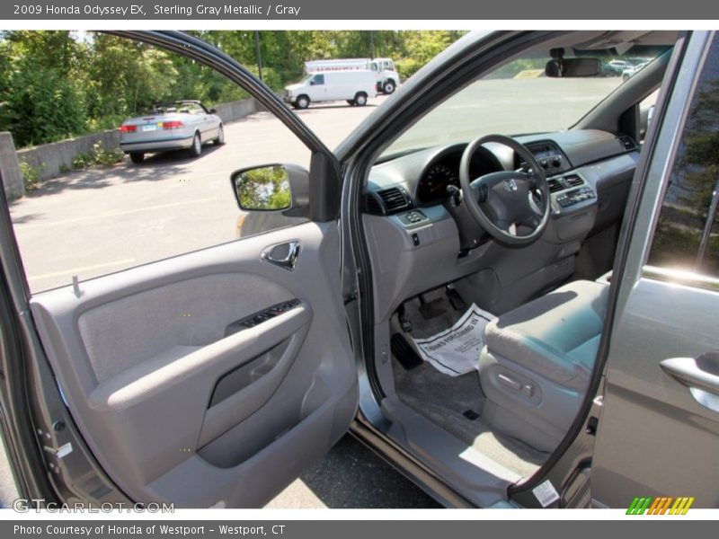 Sterling Gray Metallic / Gray 2009 Honda Odyssey EX