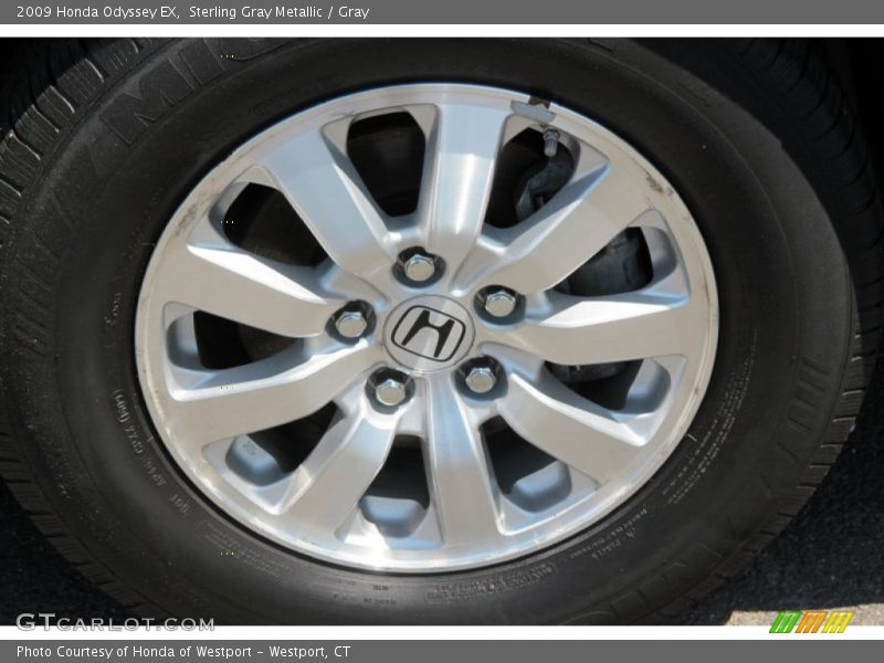 Sterling Gray Metallic / Gray 2009 Honda Odyssey EX